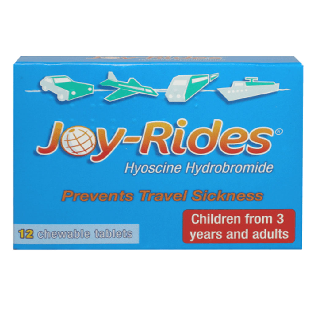joy rides travel sickness tablets